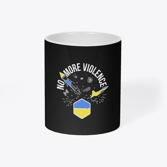 No More Violence" Peace Mug